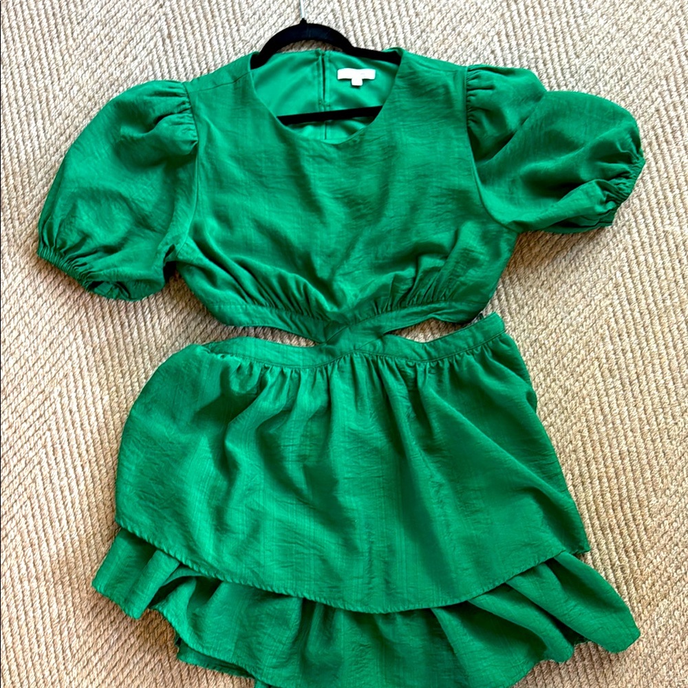 Flying Tomato Emerald Green Dress